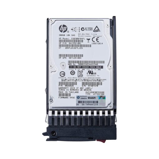 HP 300GB 6G 10K 2.5" SAS SFF Dual Port Server Hard Drive.