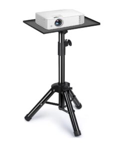 Projector Stand Tripod, Laptop Tripod Stand with Adjustable Height Perfect for Outdoor Movies DJ Equipment,