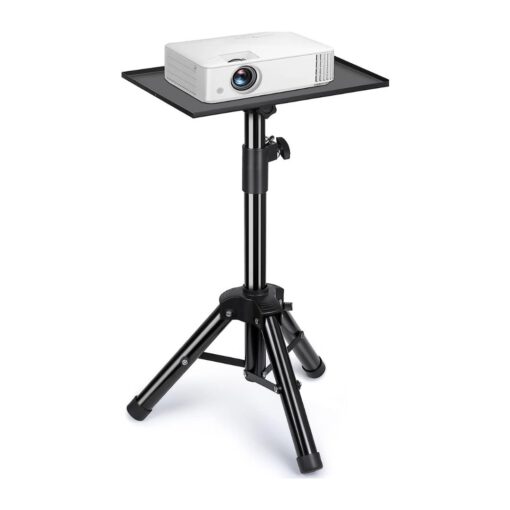 Projector Stand Tripod, Laptop Tripod Stand with Adjustable Height Perfect for Outdoor Movies DJ Equipment,