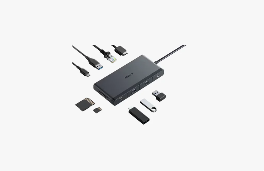 Anker Usb C Hub In Grey BwebpANKER  552 USB-C HUB (9-IN-1) Grey