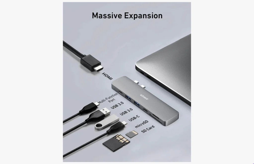 Anker Usb C Hub In Grey CwebpANKER USB-C HUB (7-IN-1) Grey