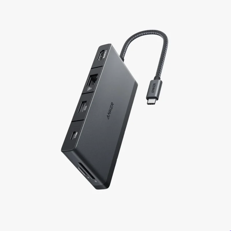 Anker Usb C Hub In Grey WebpANKER  552 USB-C HUB (9-IN-1) Grey