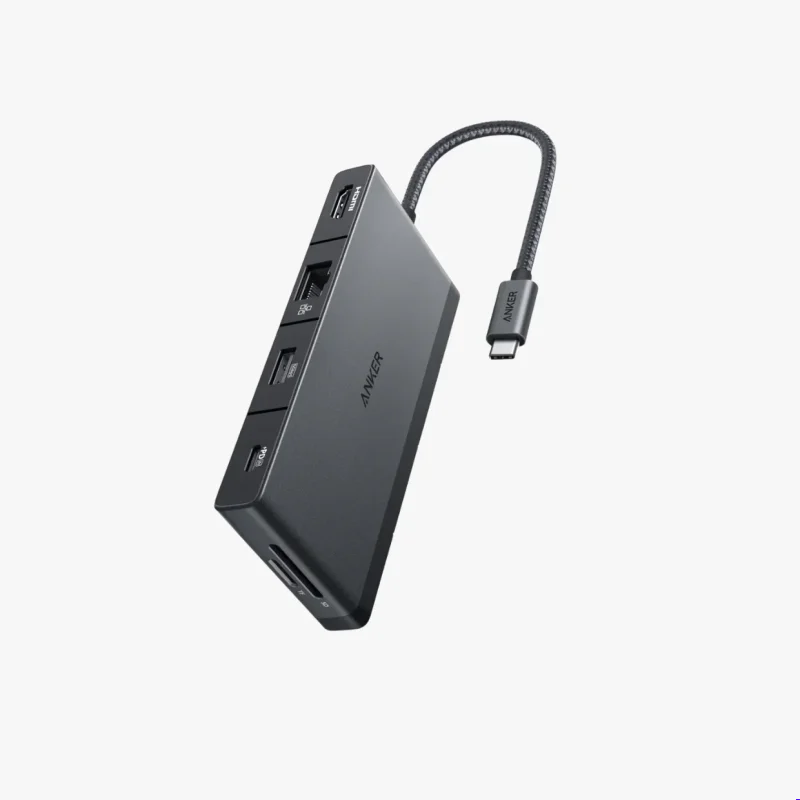 Anker Usb C Hub In Grey WebpANKER  552 USB-C HUB (9-IN-1) Grey