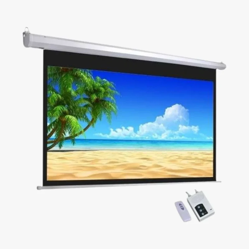 Electric Projector Screen 200cm X 200 cm with remote, Electric Projector Screen Cm X Cm With RemoteElectric Projector Screen 200cm X 200 cm with remote