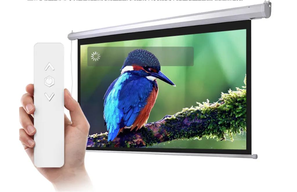 Electric Projector Screen 200cm X 200 cm with remote