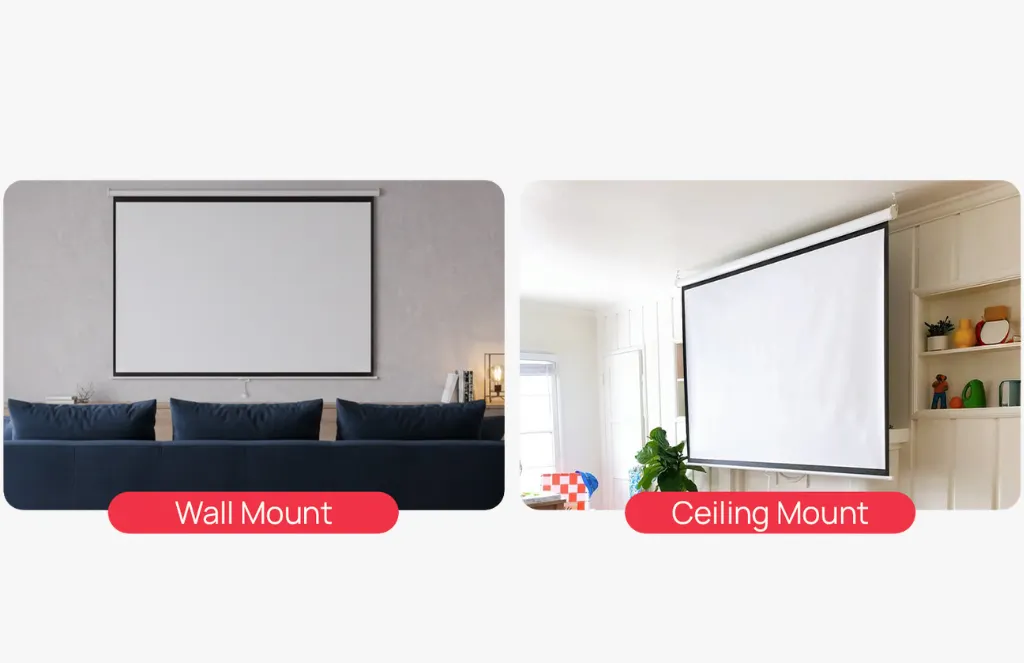 Electric Projector Screen 200cm X 200 cm with remote
