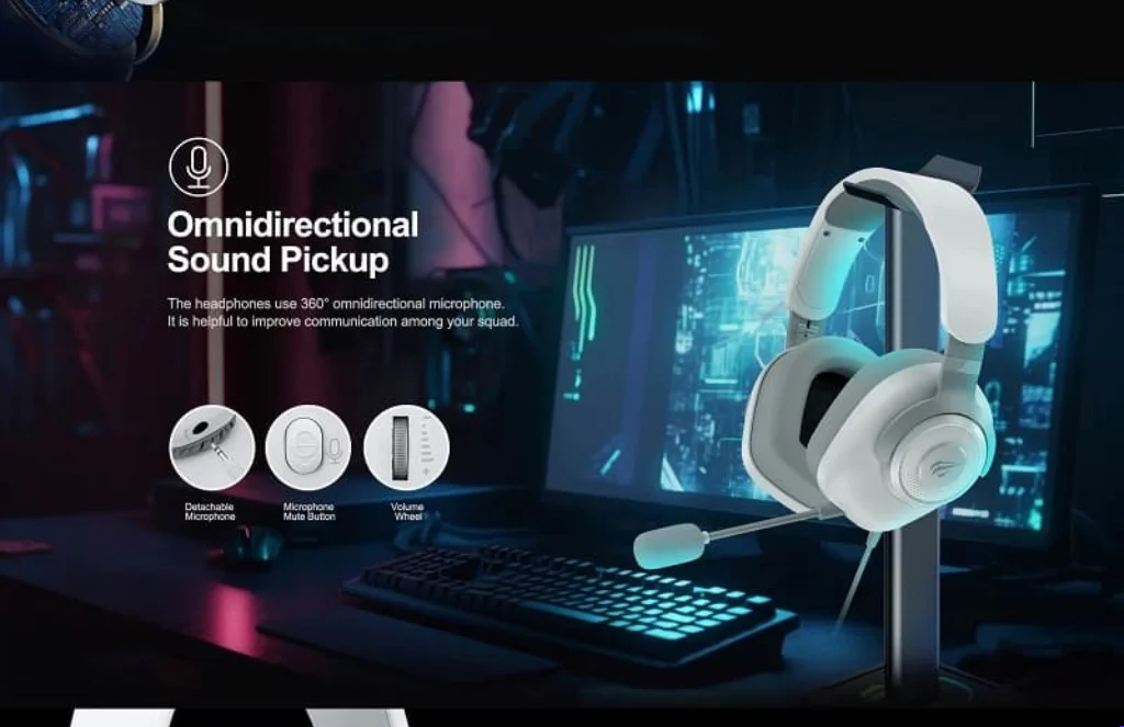 Havit H D Mm High Magnetic Mm Speaker Gaming HeadphonesHavit H2230d 3.5mm High Magnetic 50mm Speaker Gaming Headphones