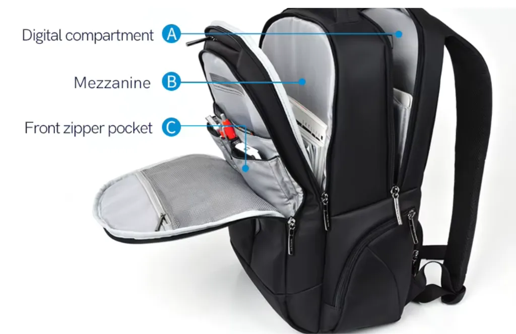 Kingsons Ks W Executive ″ Black Laptop BackpackKingsons KS3027W Executive 15.6″ Black Laptop Backpack