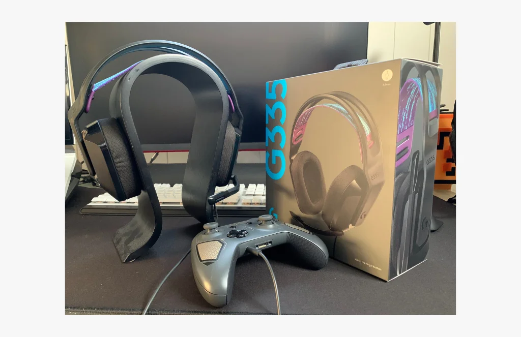 Logitech G Wired Gaming HeadsetLogitech G335 Wired Gaming Headset with Flip to Mute Microphone.