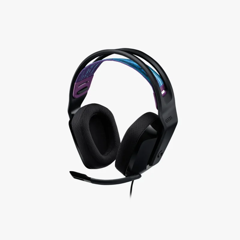 Logitech G Wired Gaming HeadsetLogitech G335 Wired Gaming Headset with Flip to Mute Microphone.Logitech G--- Wired Gaming Headset Logitech G Wired Gaming HeadsetLogitech G335 Wired Gaming Headset with Flip to Mute Microphone.