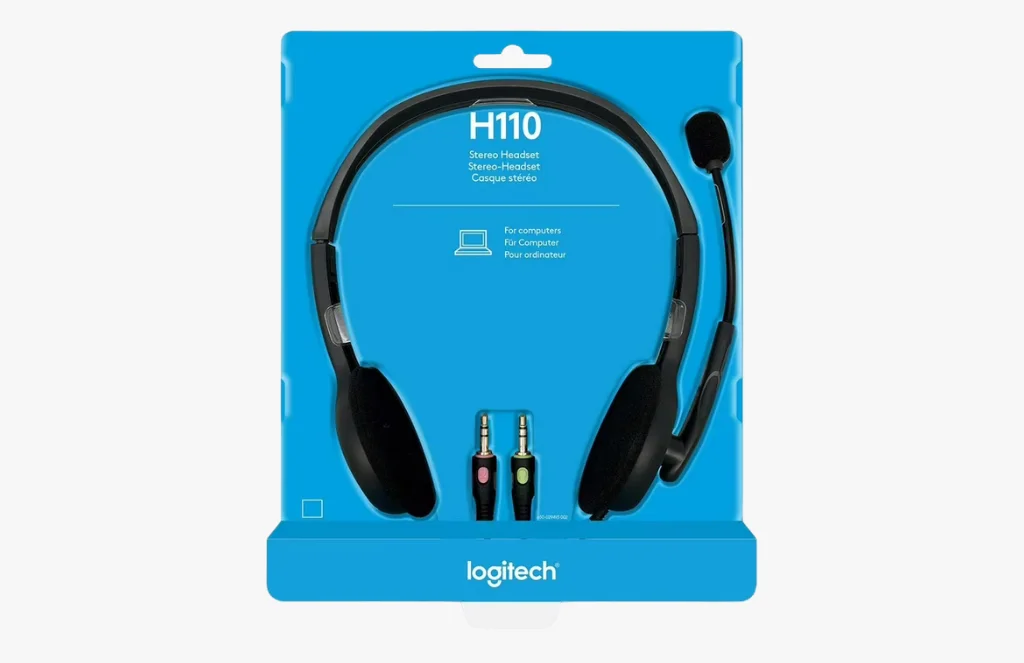 Logitech H Stereo Headset For Pc DwebpLogitech H110 Stereo Headset for PC
