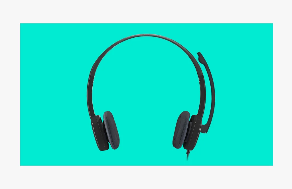 Logitech H Wired On Ear Headphones With Mic CLogitech H151 Wired On Ear Headphones With Mic.