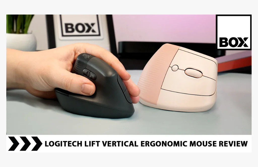 Logitech Lift Vertical Ergonomic Mouse Wireless Bluetooth Or Logi Bolt Usb Receiver CLogitech Lift Vertical Ergonomic Mouse, Wireless, Bluetooth or Logi Bolt USB receiver.