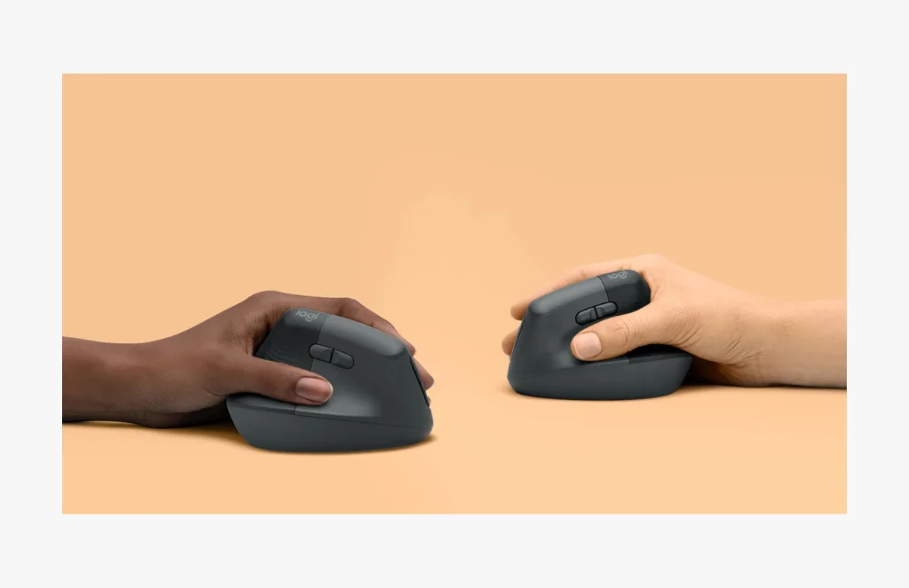 Logitech Lift Vertical Ergonomic Mouse Wireless Bluetooth Or Logi Bolt Usb ReceiverLogitech Lift Vertical Ergonomic Mouse, Wireless, Bluetooth or Logi Bolt USB receiver.