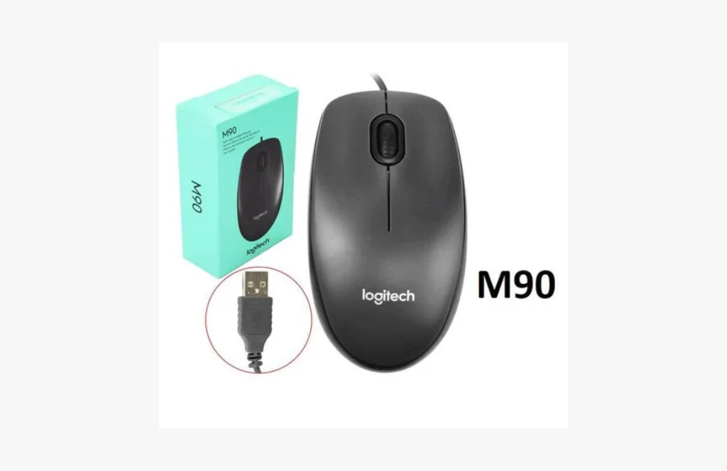 Logitech M90 Wired USB Optical Mouse