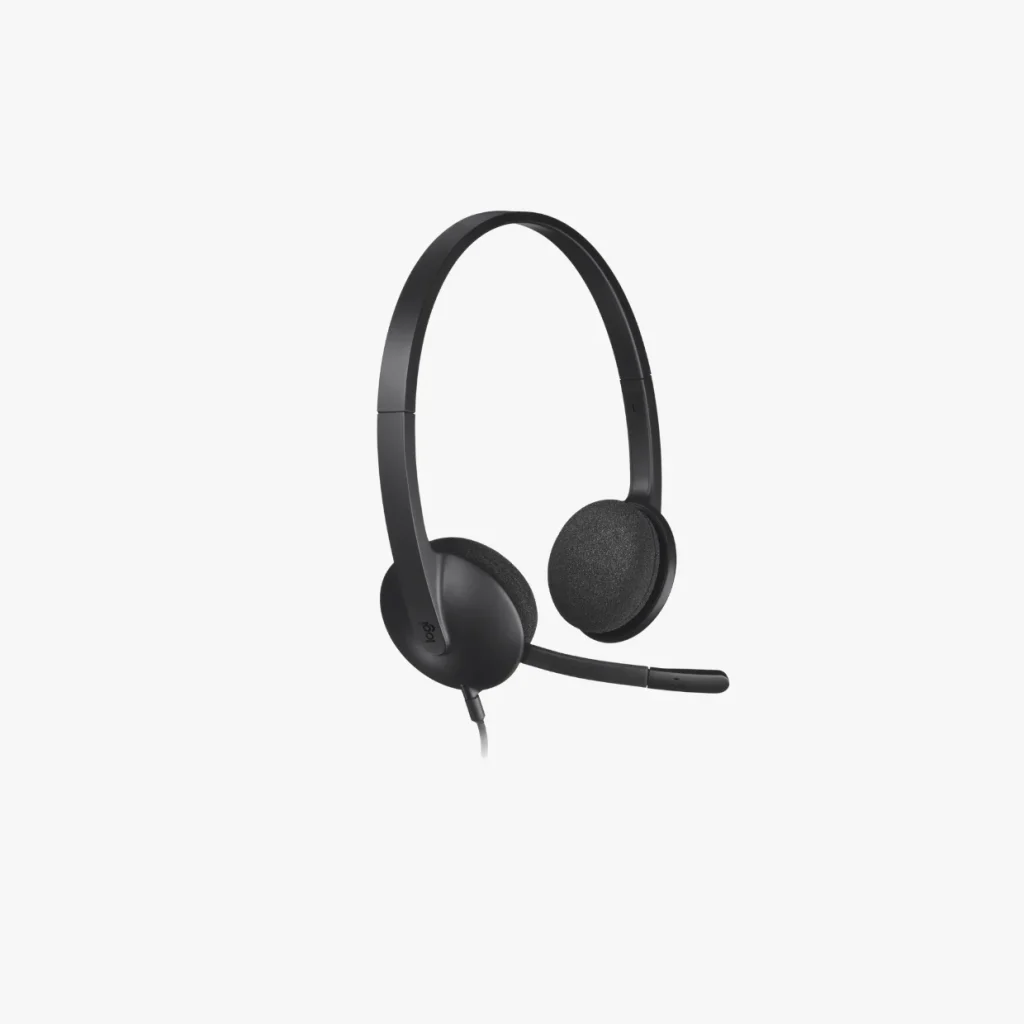 Logitech Usb Headset H Stereo Usb Headset For Windows And MacLogitech USB Headset H340, Stereo, USB Headset for Windows and Mac.