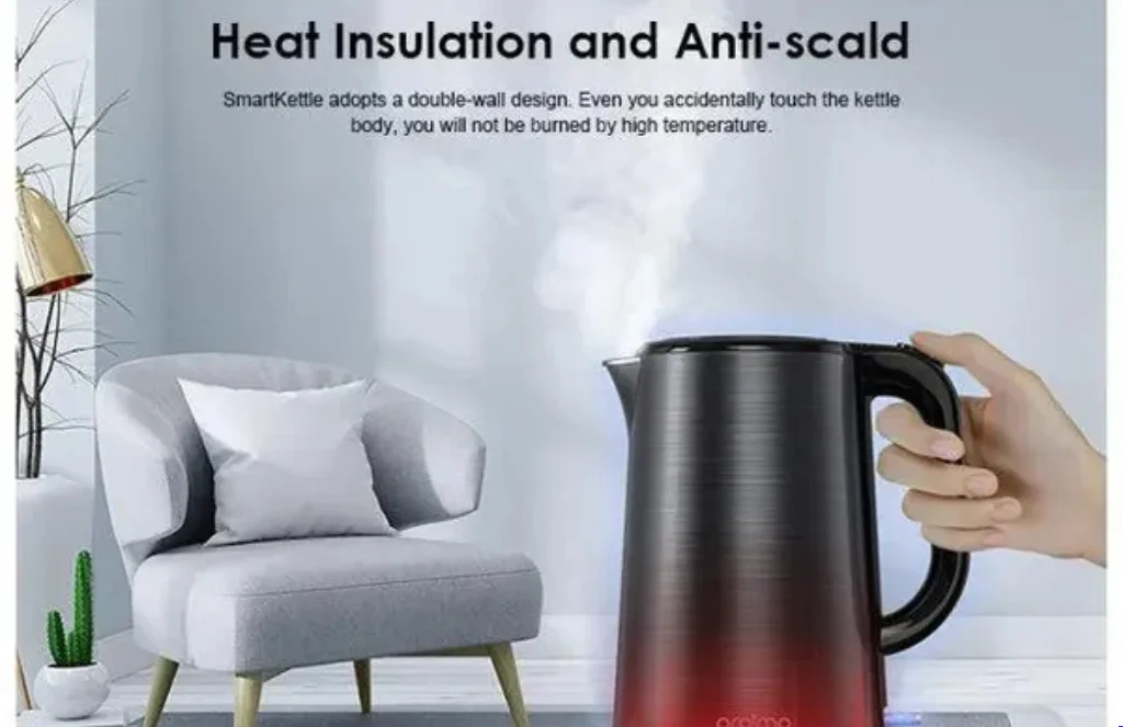 Oraimo Oh K Stainless Steel Electric Smart Kettle – LiterOraimo OH-K20 Stainless Steel Electric Smart Kettle – 1.7 Liter