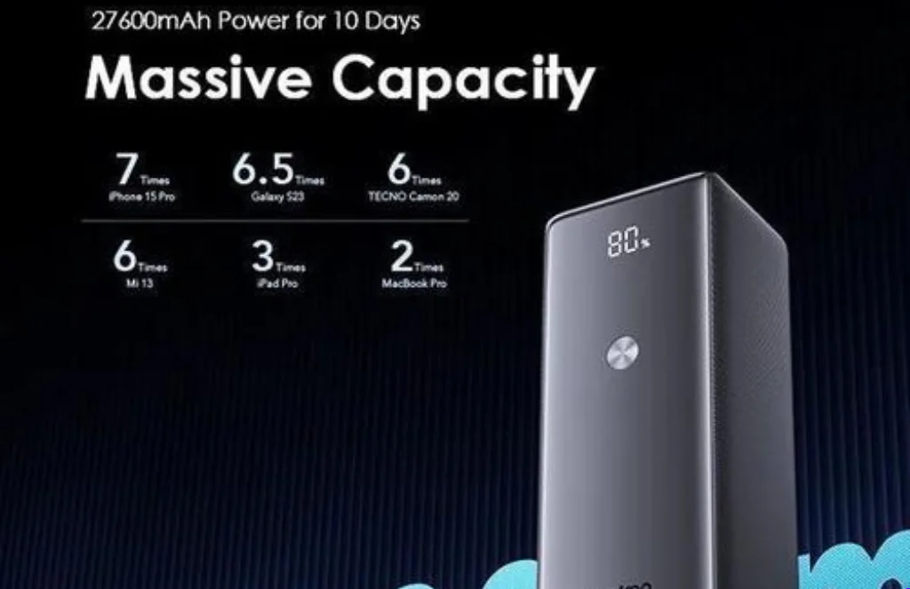 Oraimo Powerjet W Ultra Fast Power BankOraimo PowerJet  130W Ultra Fast Power Bank