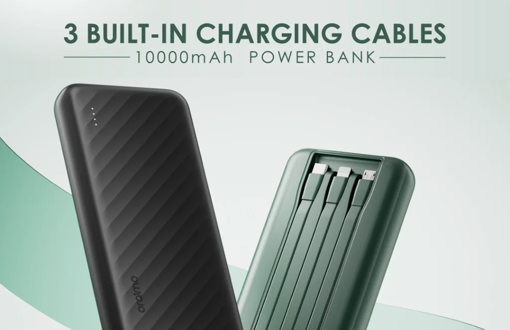 Oraimo Slice Link Mah W Fast Charge - In - Portable Power BankOraimo Slice Link 10000mAh 12W Fast Charge 3 in 1 Portable Power Bank.