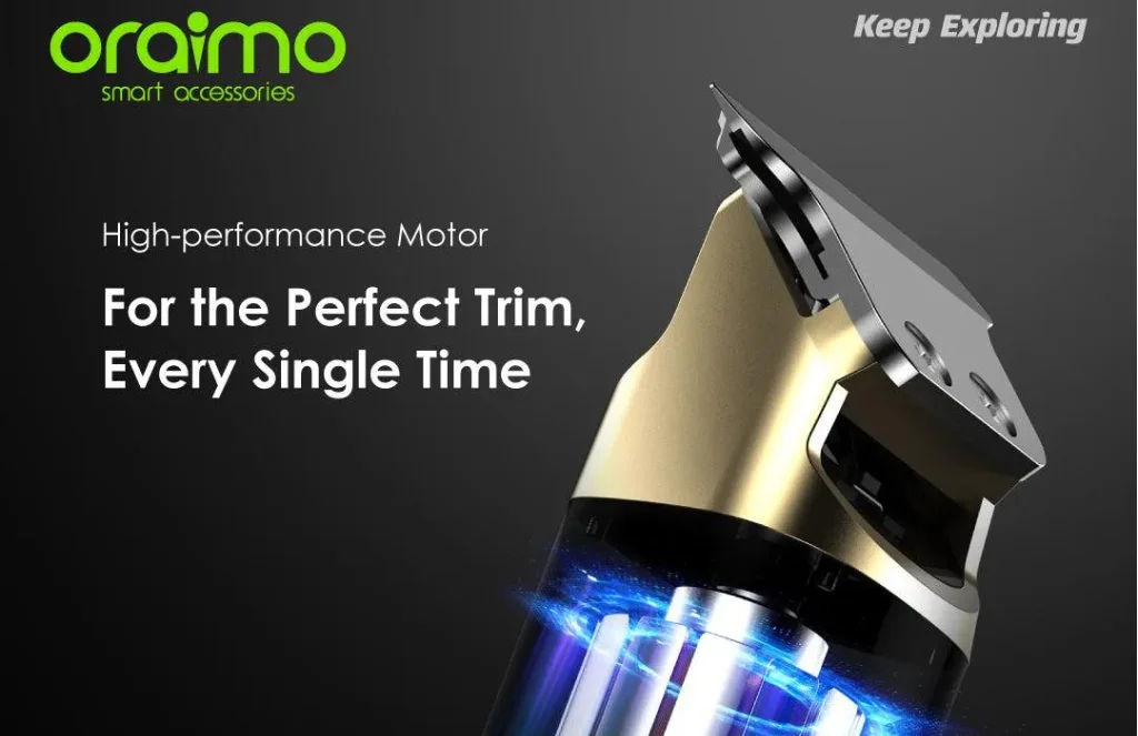 Oraimo Smart Trimmer - Min Working Time Adjustable Speed Multi Functional TrimmerOraimo Smart Trimmer 2 150-min Working Time Adjustable Speed Multi-functional Trimmer