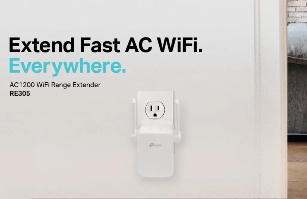 Tp Link Re Ac Dual Band Wi Fi Range ExtenderTP-Link RE305 AC1200 Dual-Band Wi-Fi Range Extender