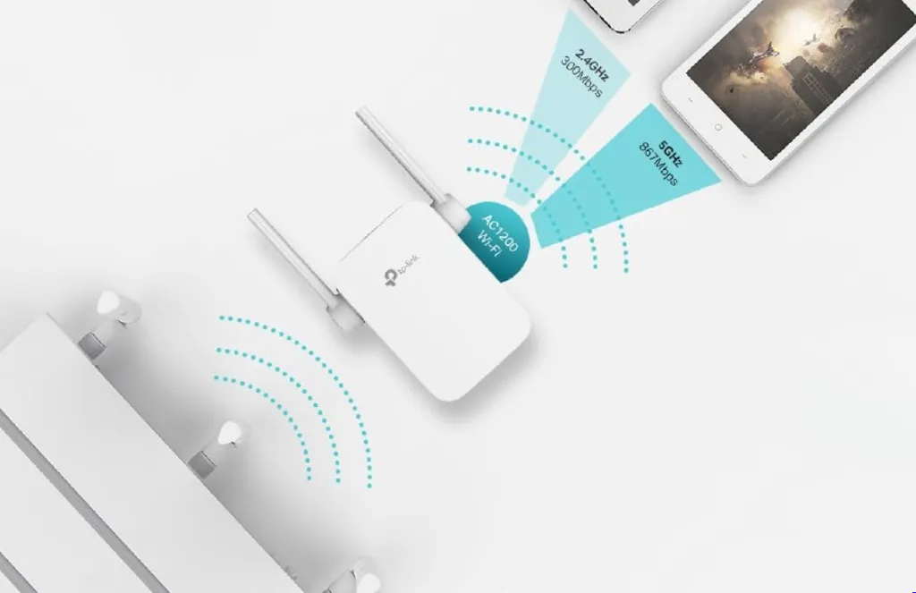Tp Link Re Ac Dual Band Wi Fi Range ExtenderTP-Link RE305 AC1200 Dual-Band Wi-Fi Range Extender