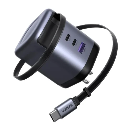 Ugreen Nexode W Charger With Retractable Usb C CableUGREEN Nexode 100W Charger with Retractable USB-C Cable