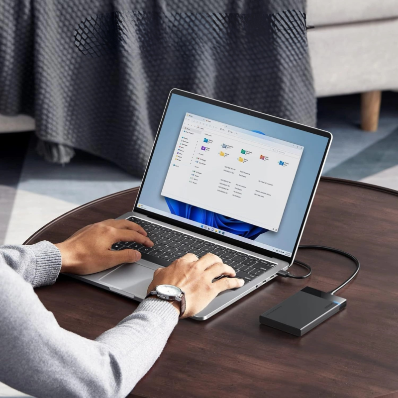 Ugreen Us Usb Sata Hdd Ssd External Drive EnclosureUgreen US221 USB 3.0 SATA HDD SSD 2.5 External Drive Enclosure.