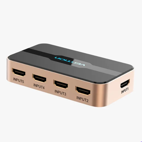 Vention - In - Out Hdmi Switcher BlackVention 5 In 1 Out HDMI Switcher BlackVention - In - Out HDMI Switcher Black Vention - In - Out Hdmi Switcher BlackVention 5 In 1 Out HDMI Switcher Black