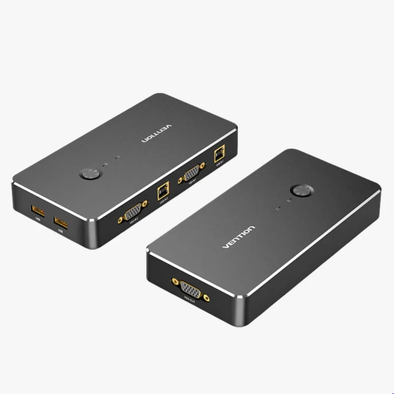Vention - In - Out Vga Kvm SwitchVention 2 in 1 Out VGA KVM SwitchVention - in - Out VGA KVM Switch Vention - In - Out Vga Kvm SwitchVention 2 in 1 Out VGA KVM Switch