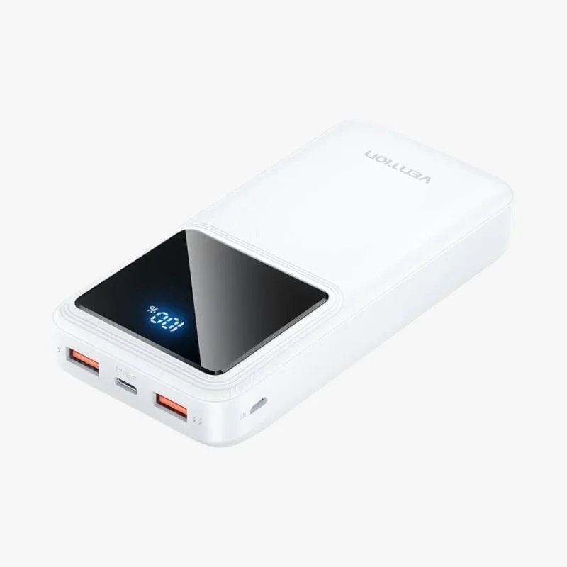 Vention Mah Power Bank Micro Usb - Usb C - Usb A - Usb A W White FhlbVention 20000mAh Power Bank (Micro-USB + USB-C + USB-A + USB-A) 22.5W White-FHLB0Vention -----mAh Power Bank -Micro-USB - USB-C - USB-A - USB-A- ----W White-FHLB Vention Mah Power Bank Micro Usb - Usb C - Usb A - Usb A W White FhlbVention 20000mAh Power Bank (Micro-USB + USB-C + USB-A + USB-A) 22.5W White-FHLB0