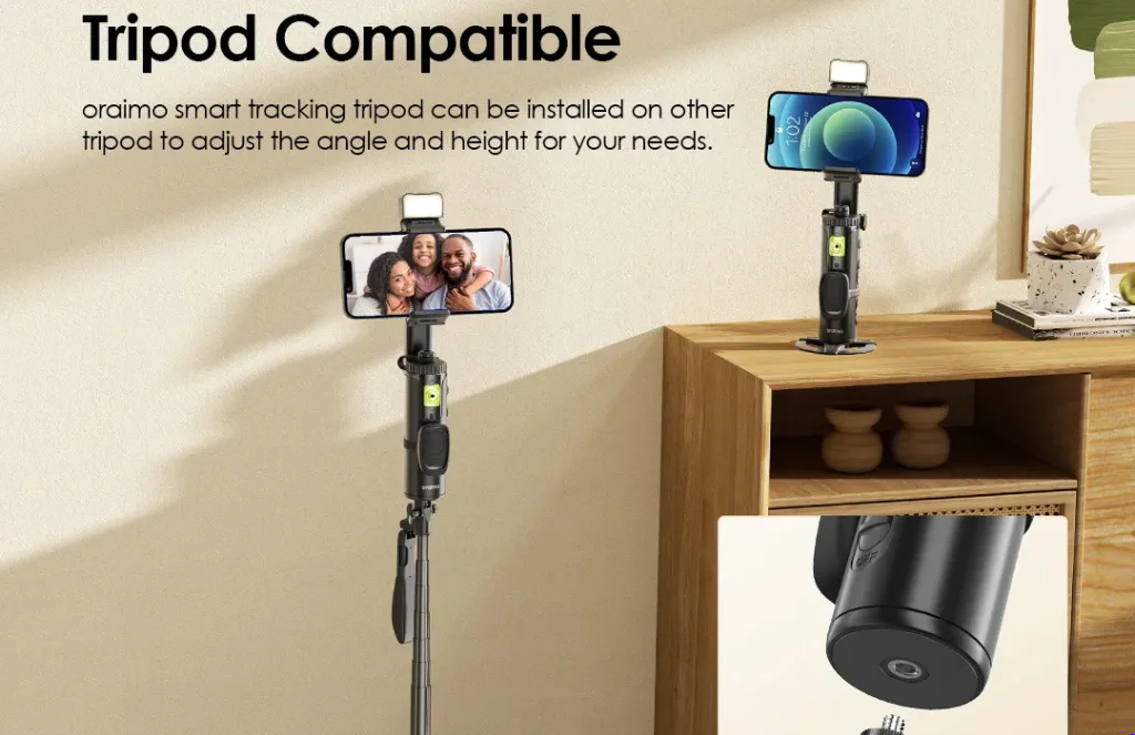 Oraimo Flowmotion Smart Face Tracking Gimbaloraimo FlowMotion Smart Face-Tracking Gimbal Brand: Oraimo