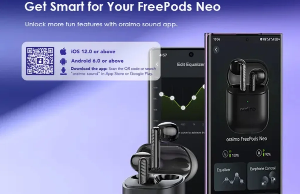 Oraimo Freepods Neo Half In Ear True Wireless Earbudsoraimo FreePods Neo Half In Ear True Wireless Earbuds