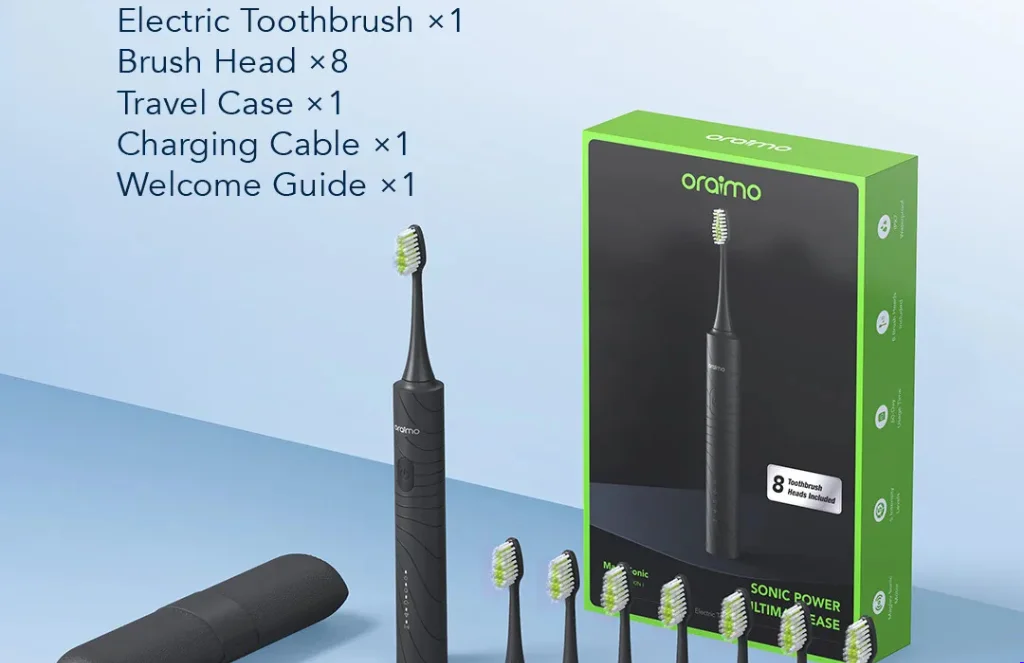 Oraimo Magnisonic Sonic Power Electric Toothbrushoraimo RobustLine 60W Type-C to Type-C Cable