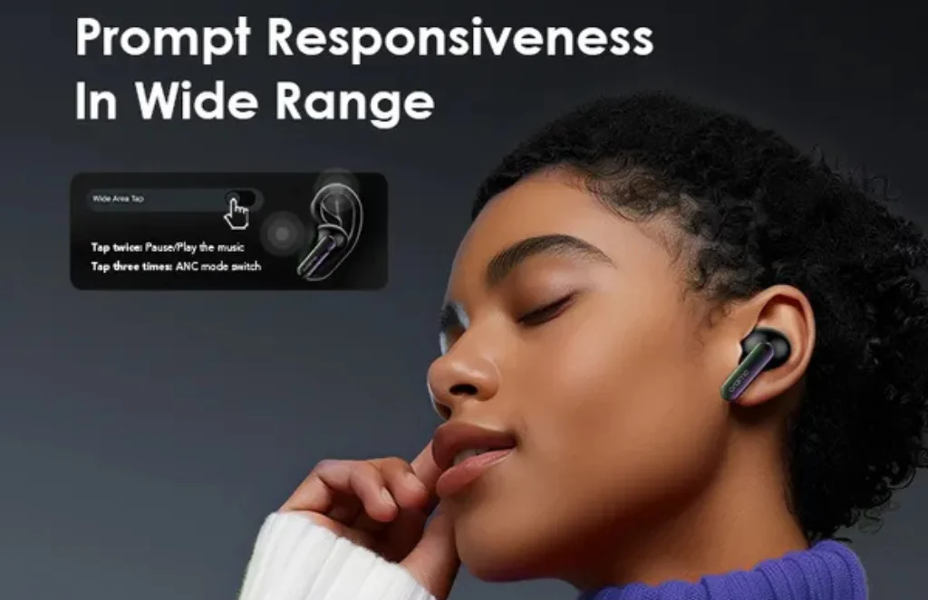 Oraimo Spacebuds Hybrid Ancoraimo SpaceBuds Hybrid ANC True Wireless Earbuds Customized Voice Prompt