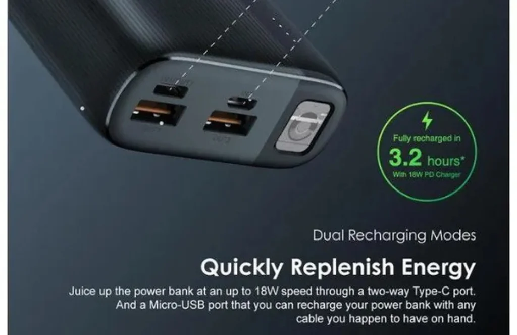 Oraimo Traveler - Pro W Pd Qc Quick Charge Mah Power Bankoraimo Traveler 4 Pro 20W PD3.0 QC3.0 Quick Charge 20000mAh Power Bank