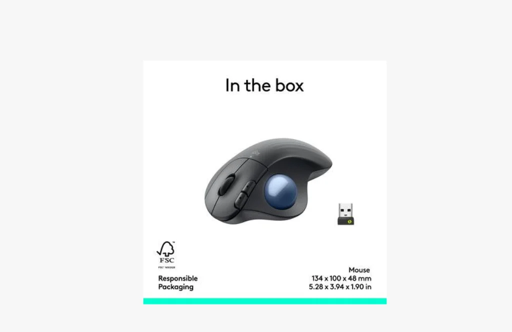 Logitech ERGO M575 Wireless Trackball Mouse
