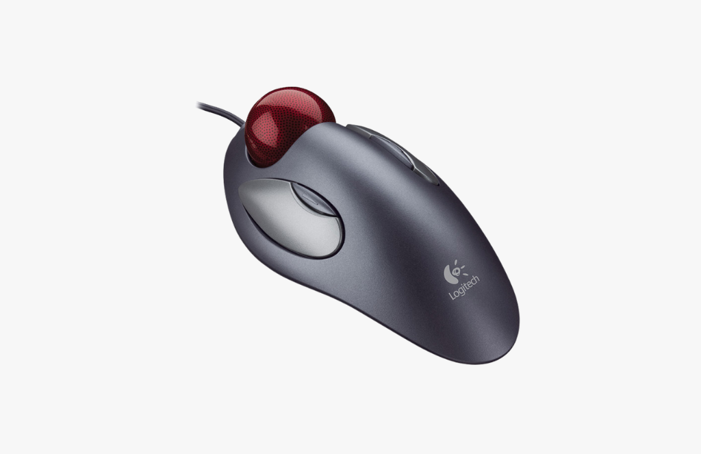 Logitech Trackman Marble Trackball Mouse – Wired USB Ergonomic Mouse for Computers, with 4 Programmable Buttons