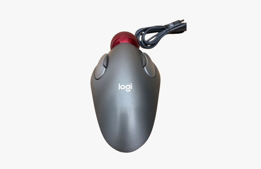 Logitech Trackman Marble Trackball Mouse – Wired USB Ergonomic Mouse for Computers, with 4 Programmable Buttons