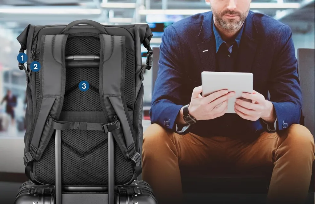WebpKingsons Waterproof Laptop Backpack 15.6″ Black – KS25663