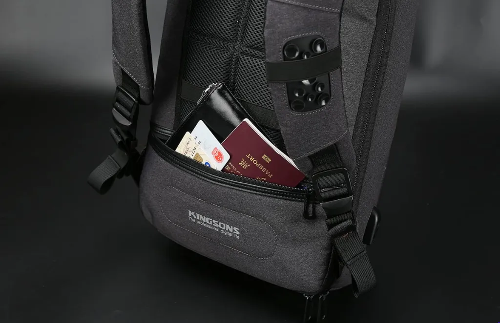 WebpKingsons 15.6″ Smart Anti-Theft Backpack (KS3149W)