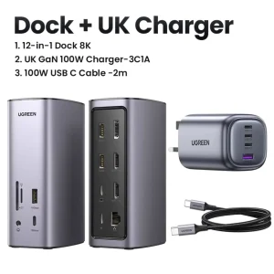 UGREEN 12-in-1 Fast Charge Universal Docking Station