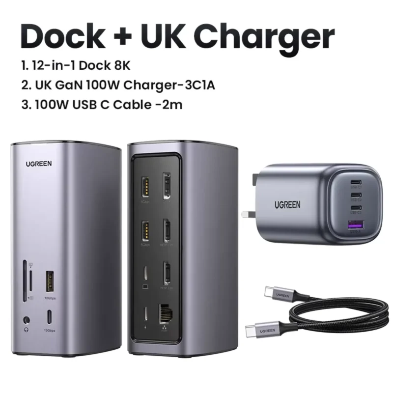 UGREEN 12-in-1 Fast Charge Universal Docking Station
