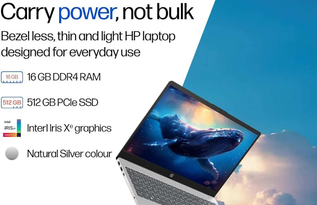WebpHP Laptop 15-FD0088NQ Core i5-1334U | 16GB | 512SSD | DOS | 15.6" | C58T2EA