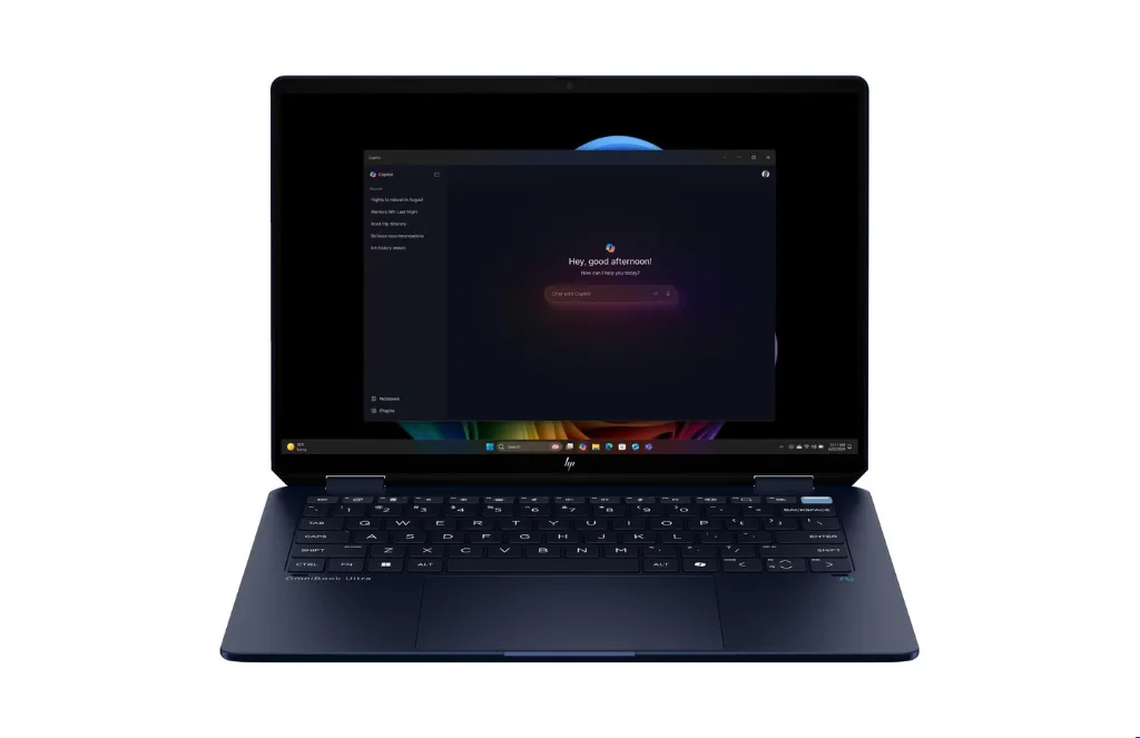 WebpHP Omnibook Ultra Flip 14-fh0013nia Core Ultra 7 | 16GB | 1TB SSD | 3K | Win 11 Home | 14" Touch | Atmospheric Blue