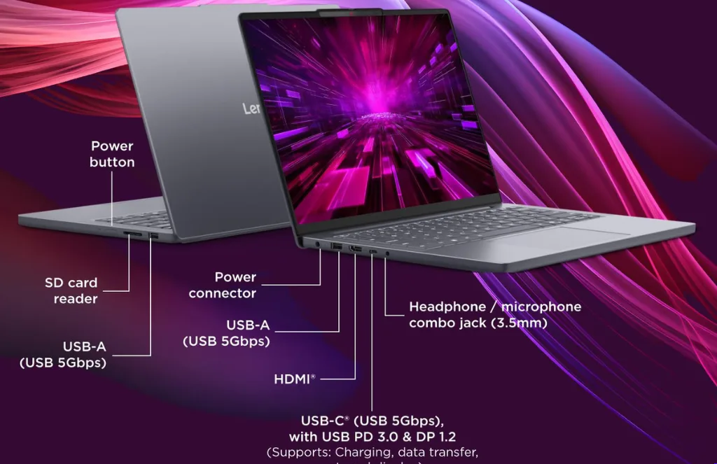 WebpLenovo IdeaPad Slim 3 14IRH10 Intel Core i5-13420H | 16GB | 512GB SSD | Win 11 Home | 14" | Luna Grey