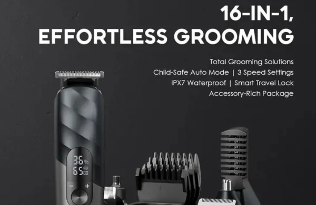 oraimo UltraTrim 16-In-1 Complete Family Grooming Kit