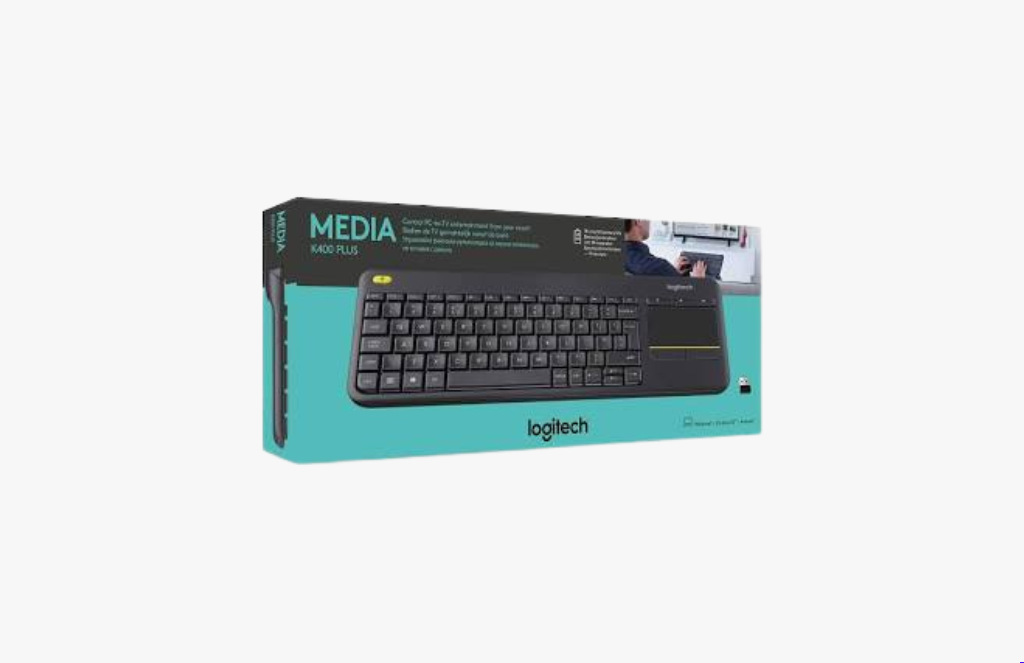 Logitech Wireless Keyboard with touchPad K400 Plus
