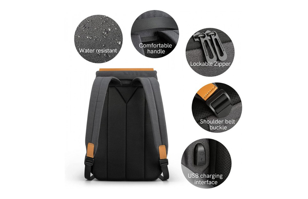 PngKingsons KW3207W laptop backpack which fits upto 15.6 inches laptop