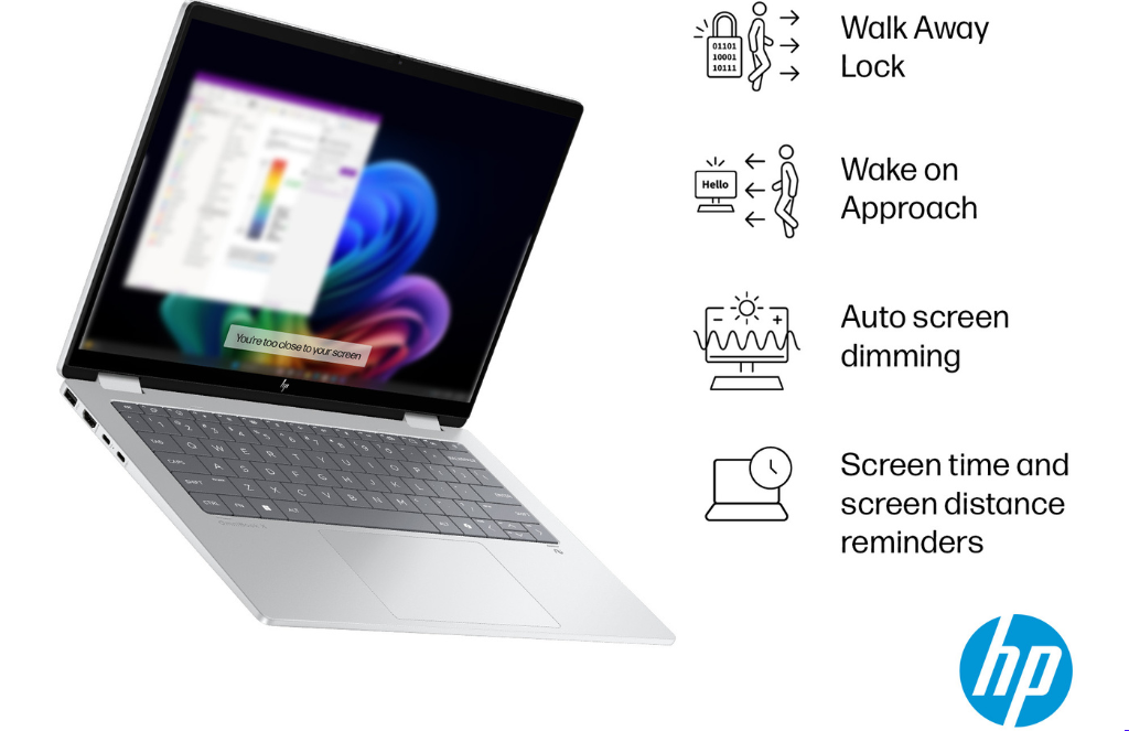 PngHP OmniBook X Flip 14-FM0047NR Ultra 7-256V | 16GB | 512SSD | 14" Touch | Pen | Win11 | B88A6UA